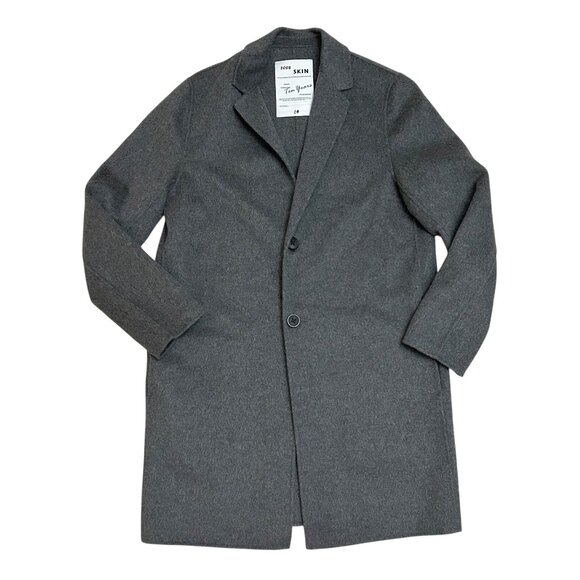 Peacebird  Presumably Size 44 Large Grey Wool Blend Peacoat 2008 Skin Collection - Picture 1 of 10